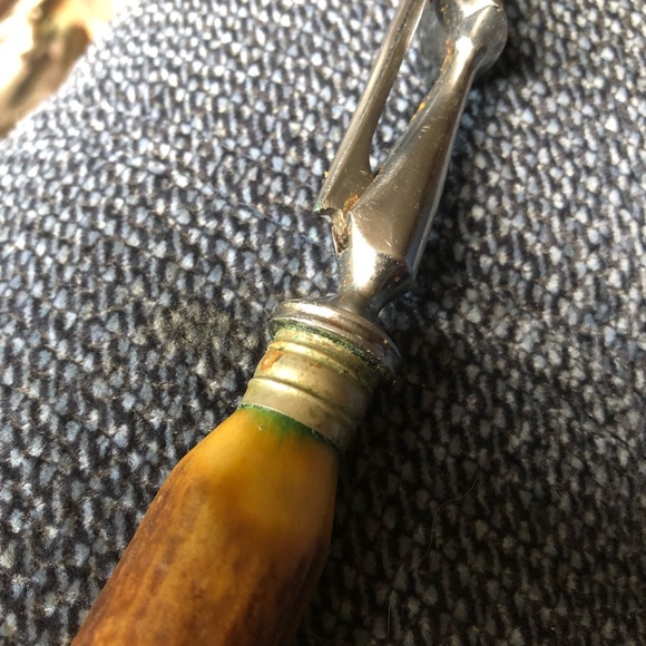 Vintage (maybe antique) edwin blyde & co sheffield carving set stainless steel - Picture 12 of 14